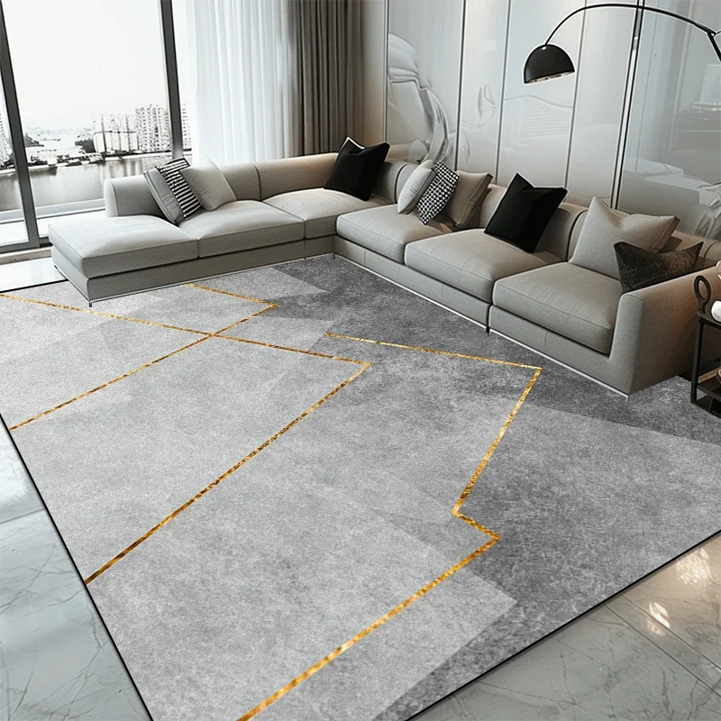Geometric Carpets for Home Living Room Rugs for Bedroom Decoration Soft Nordic Luxury LIVE ROOM Area Rug Floor Mats Non-slip 3