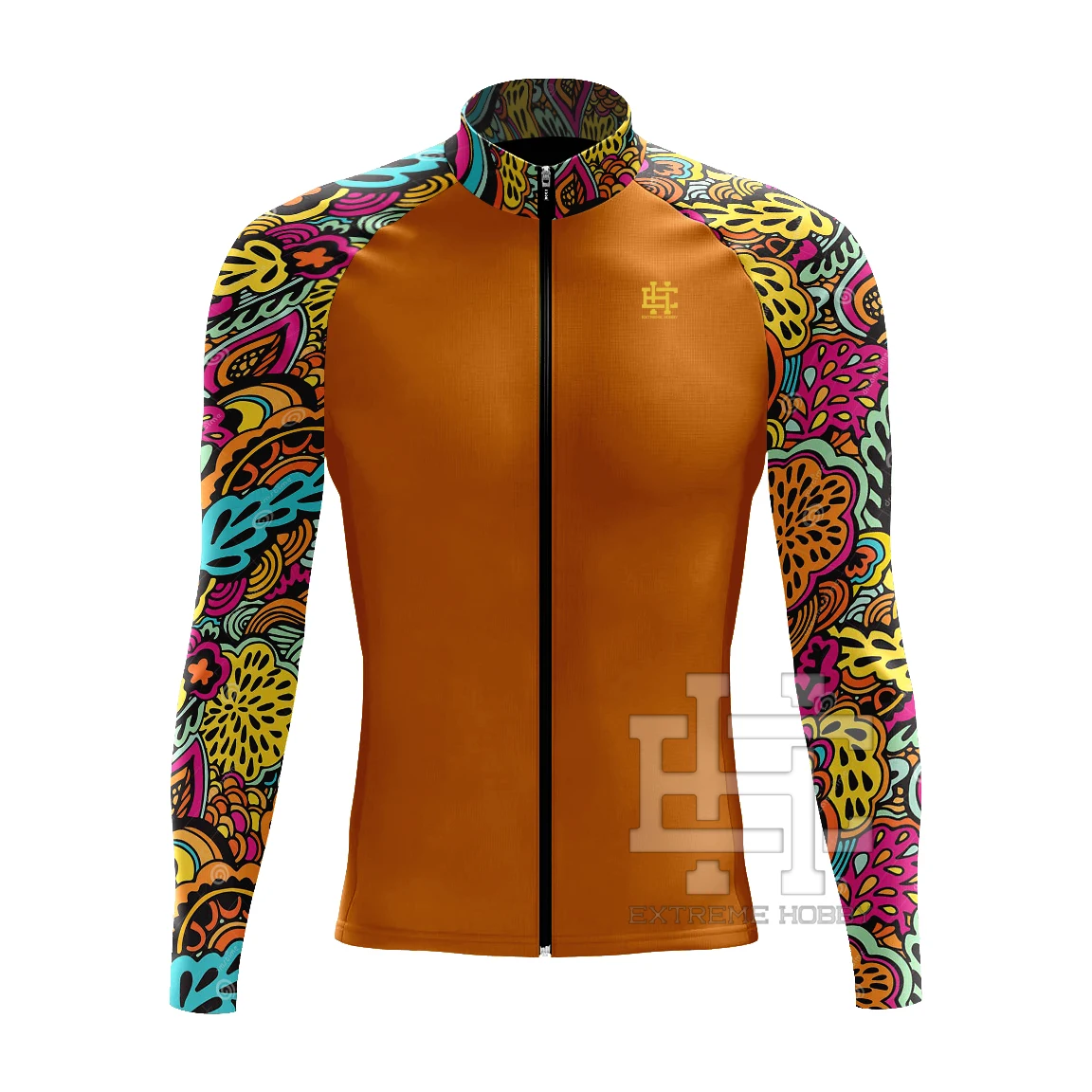 thumbnail image 1 of EXTREME HOOBY Kit de Jersey de ciclismo de manga larga para hombre, chaqueta polar de invierno, maillot, ropa de ciclismo, ropa de ciclismo para hombre, invierno, 1 of 5