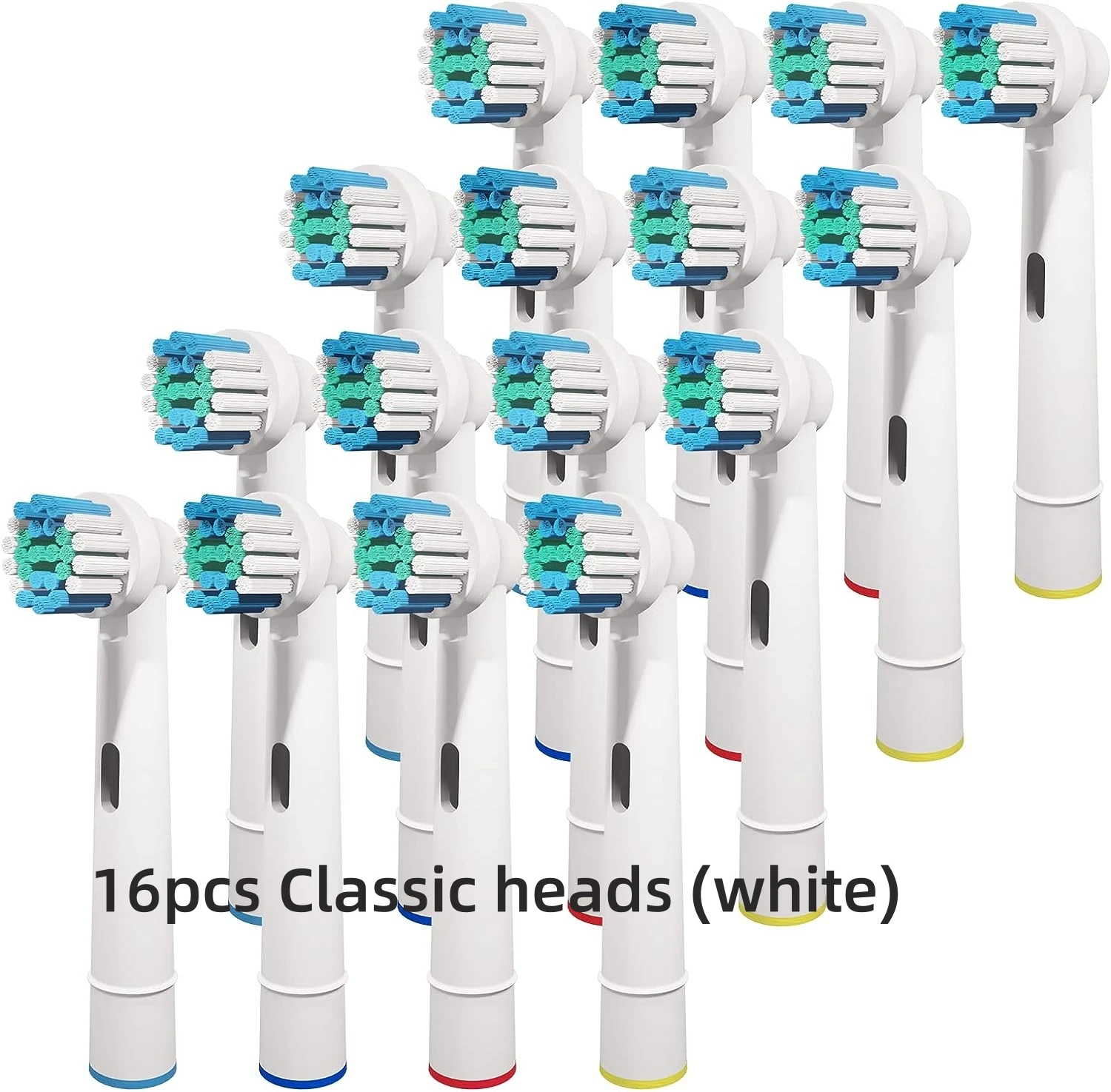 Premium Replacement Brush Heads - Pack of 16/20 for Sensitive and Cross Action Cleaning