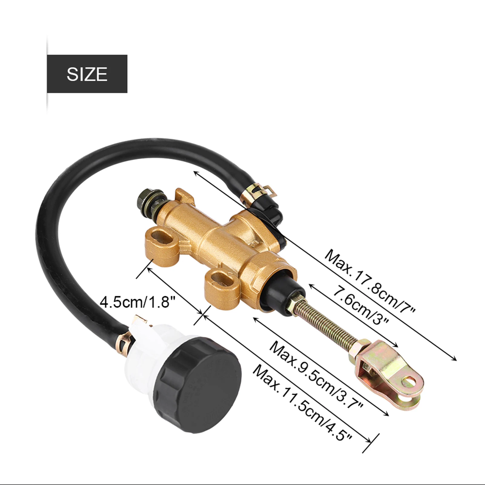 Motorcycle Brake Reservoir Master Cylinder Pump For Dirt Bike ATV