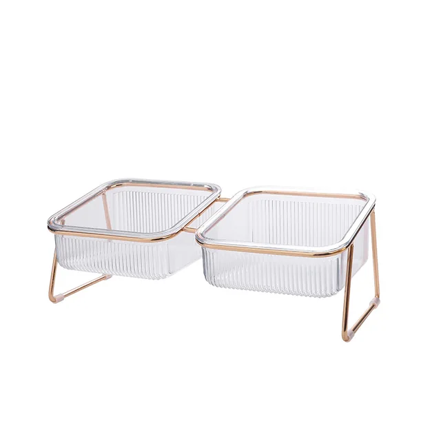 Cat and Dog Drinking Bowl Food Bowl Pet Drinking and Feeding Station Iron Bowl for Moisturizing and Healthy Eating 6