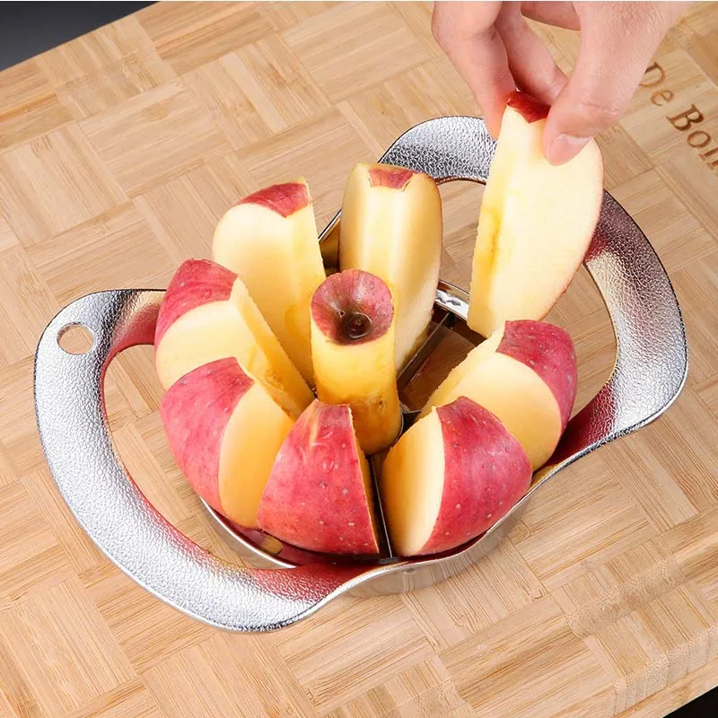 304 Stainless Steel Apple Cutter Fruit Slicer Apple Corer Pear Cutters Knife Peeler Cut Tool Kitchen Accessories 1pcs