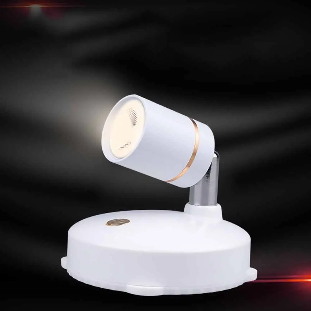 

Remote Control Wireless Spotlights Rotatable Adjustable angle LED Spot Lights Dimmable USB Recharged Cabinet Spotlights