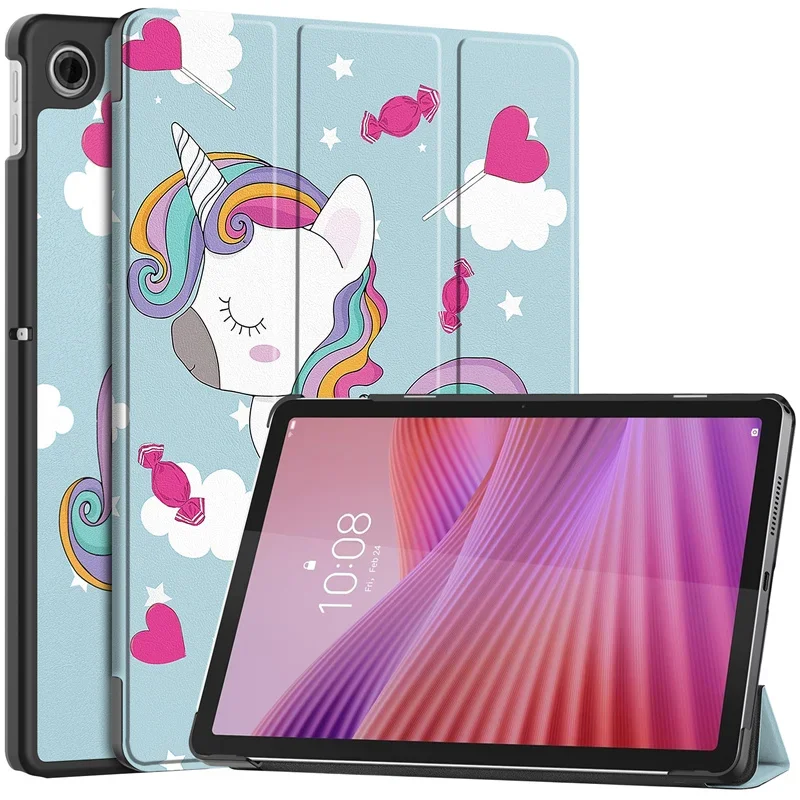 Tri-Fold Magnetic Tablet Case with Auto Wake/Sleep