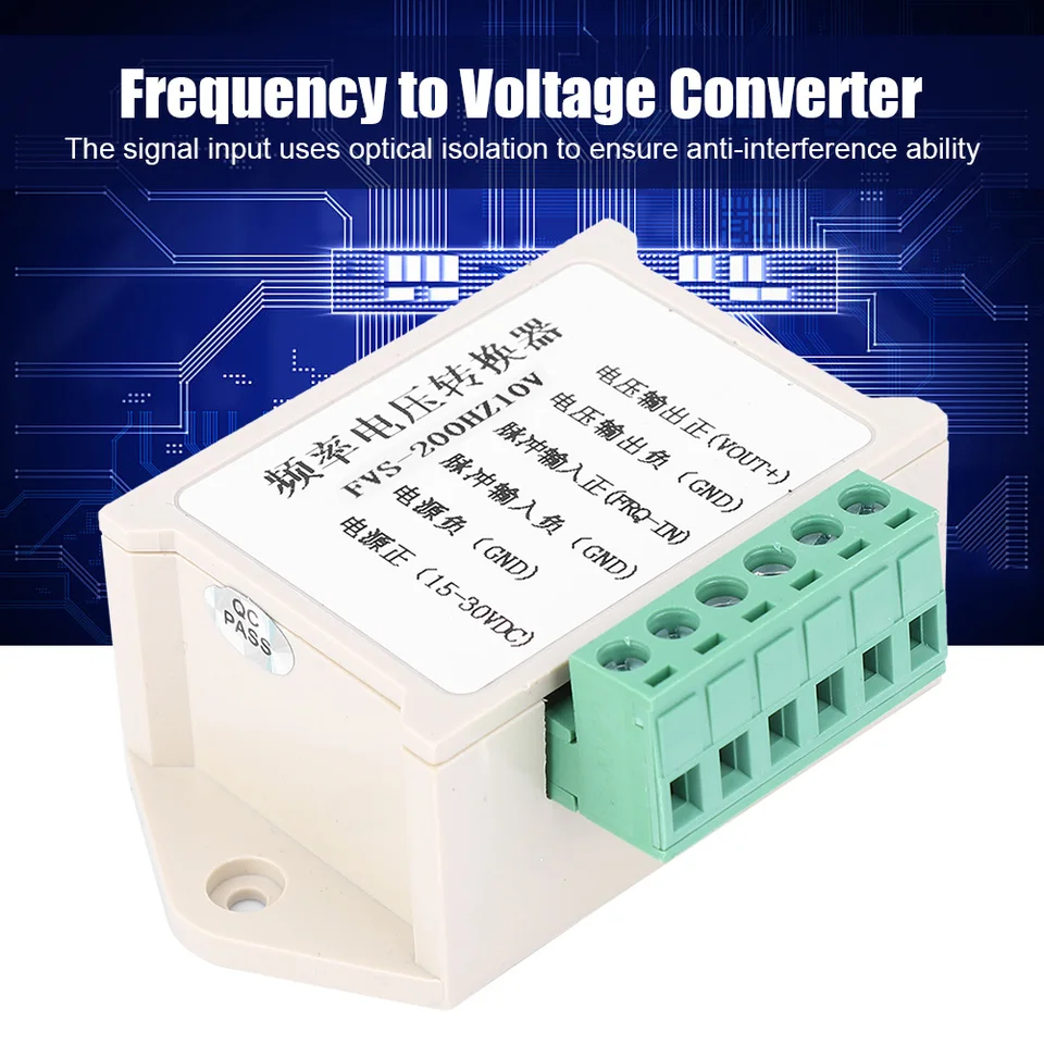 Convertitore Frequenza-Tensione 0-10KHz A 0-10V - Per PLC E Inverter VFD - Foto 5