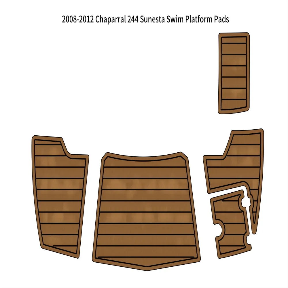 

2008-2012 Chaparral 244 Sunesta Swim Platform Boat EVA Foam Teak Deck Floor Pad