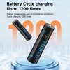 CITYORK 1.2V AAA Ni-MH 1100mAh Rechargeable Batteries 3a battery with 4 Solt LCD display 1.2V AA AAA 2a 3a fast charging charger 4