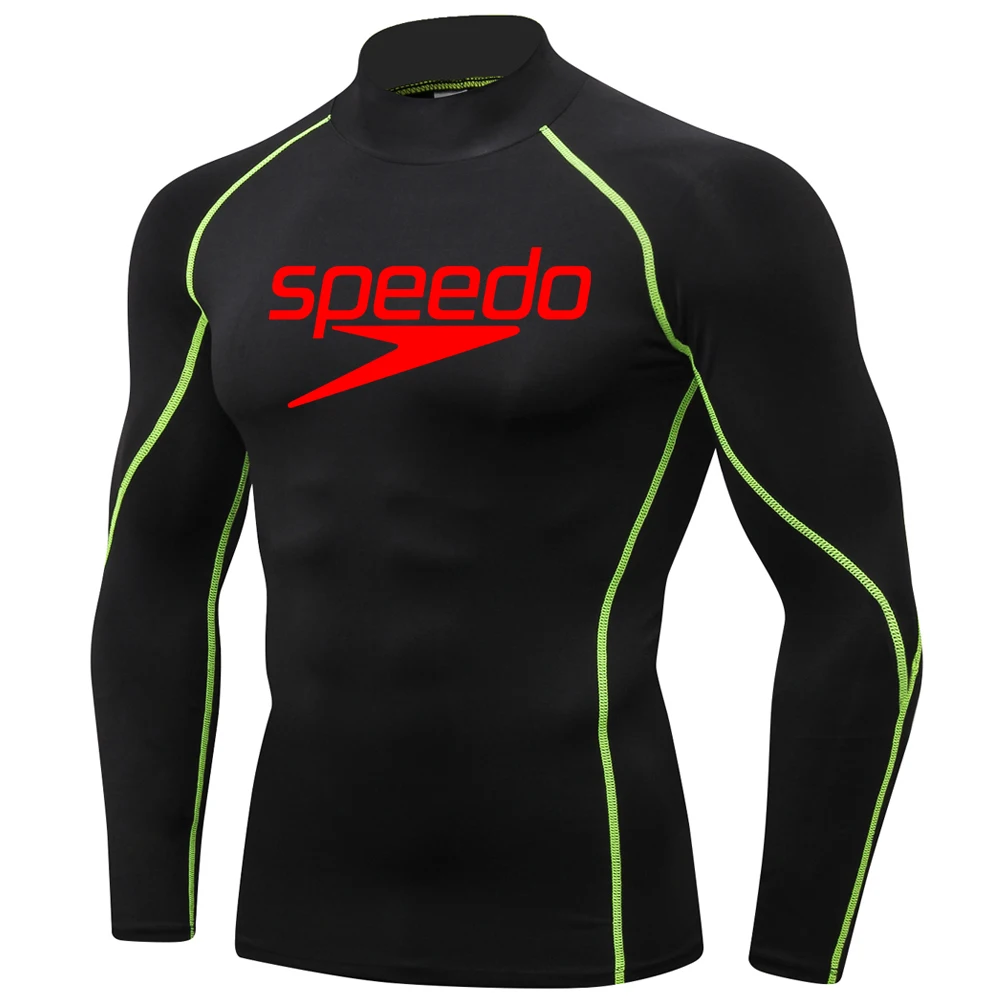 Rash Guard Men Swimming Tights Long Sleeve Surf Diving