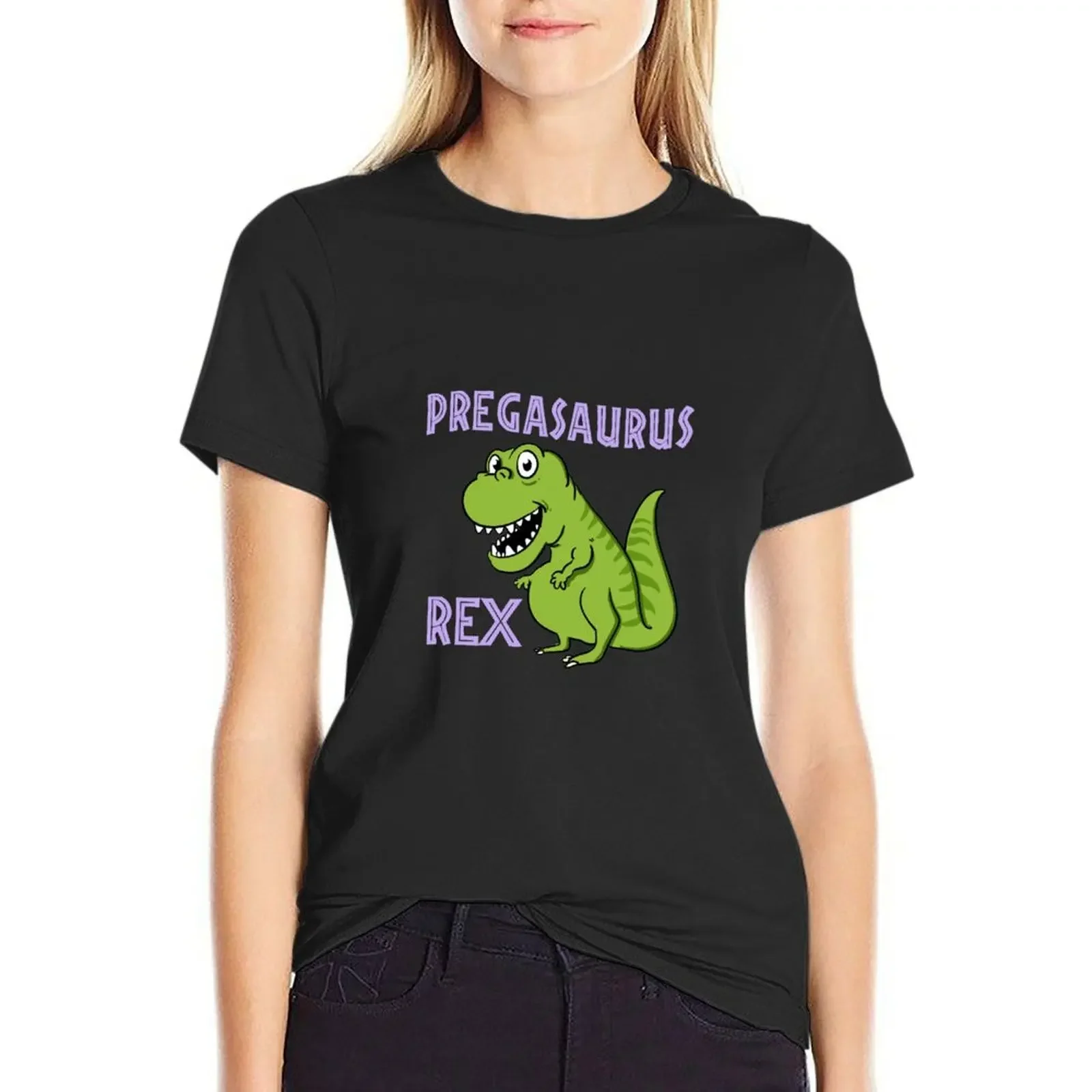 Pregasaurus Rex | gender reveal shirts | pregnant shirts | new mom gifts baby shower gift baby announcement shirt T-Shirt