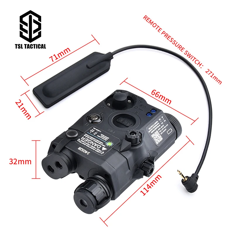 Airsoft Hunting Laser AN/PEQ 15 LA-5C UHP Tactical Weapon Laser Indicator IR Fill Light Night Vision DBAL A2 Fit Picatinny Rail