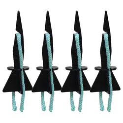 4 - Piece Indoor Self - Watering Plant Spikes Set (Black)