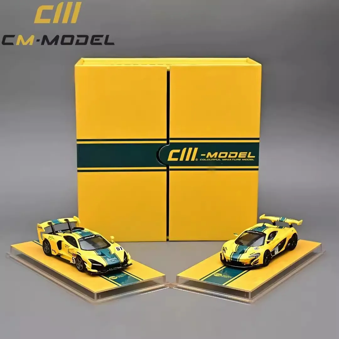 CM 1:64 Beijing Exhibition HEC Karen Messena P1 GTR two-car set alloy model