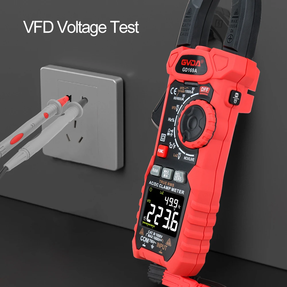 ac vfd tensao inrush atual tester voltimetro 02
