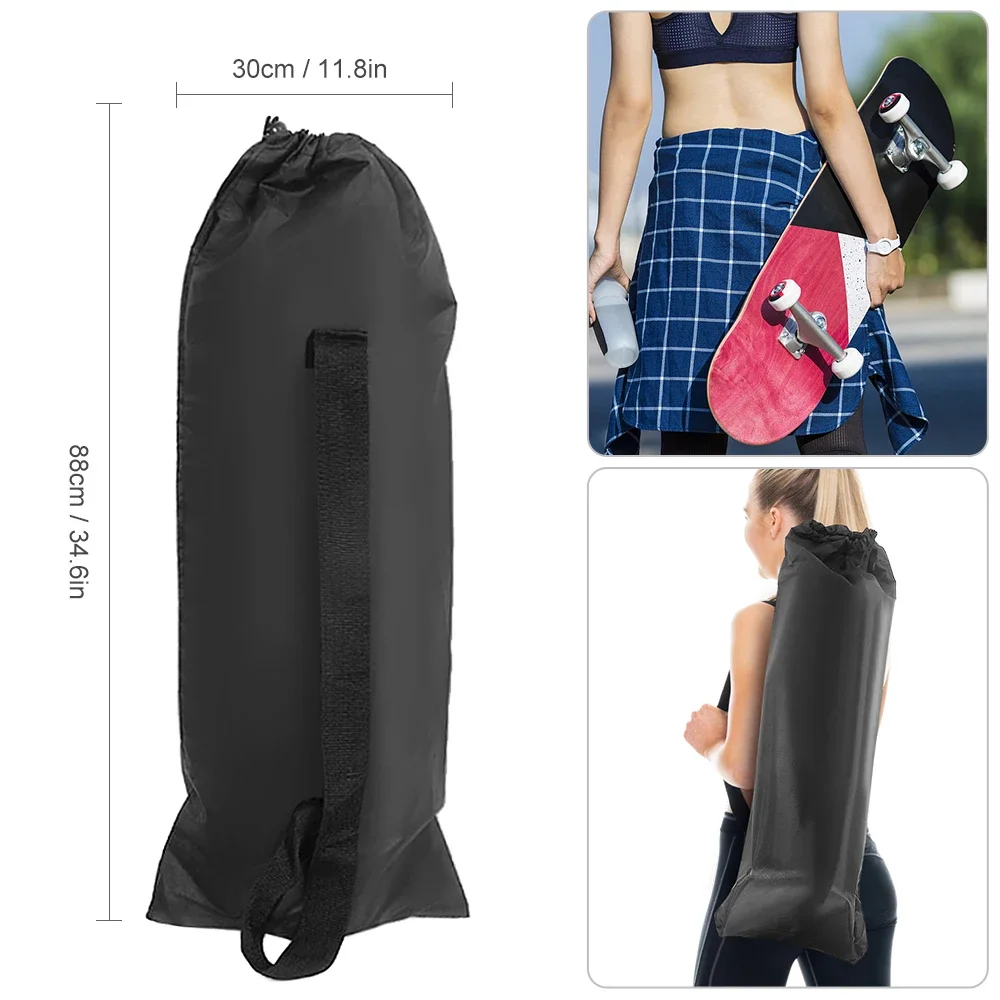 Skateboard Carry Bag Skateboard Bag Skateboard bag wear-resistant skateboard shoulder drawstring portable long board protection storage