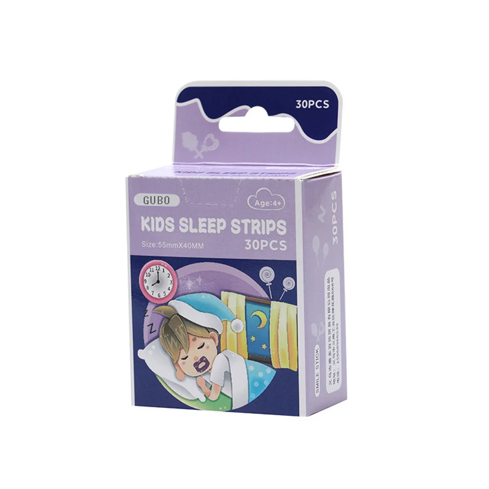 Children Mouth Breathing Preventer 30/60pcs Correction Patch Mouth Sleep Respiratory Patch Closed Orthotic Anti-Snoring Mouth Stickers For Child