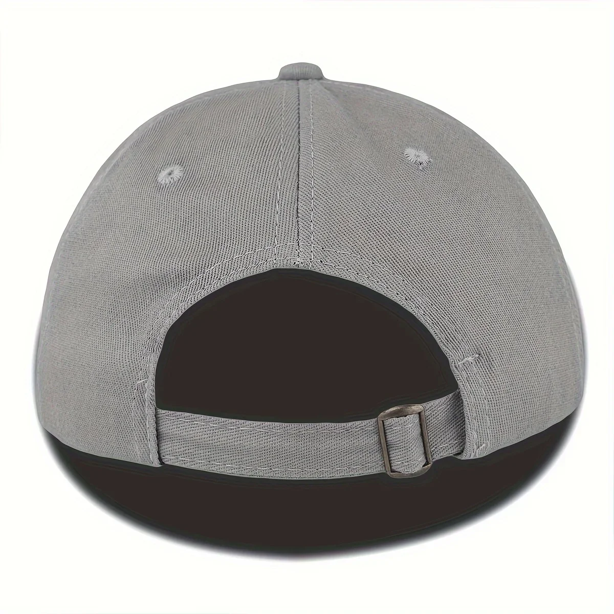 Adjustable Breathable Cotton Baseball Cap - Versatile Embroidered Croissant Pattern Dad Hat with Sunshade for Outdoor Sports 6