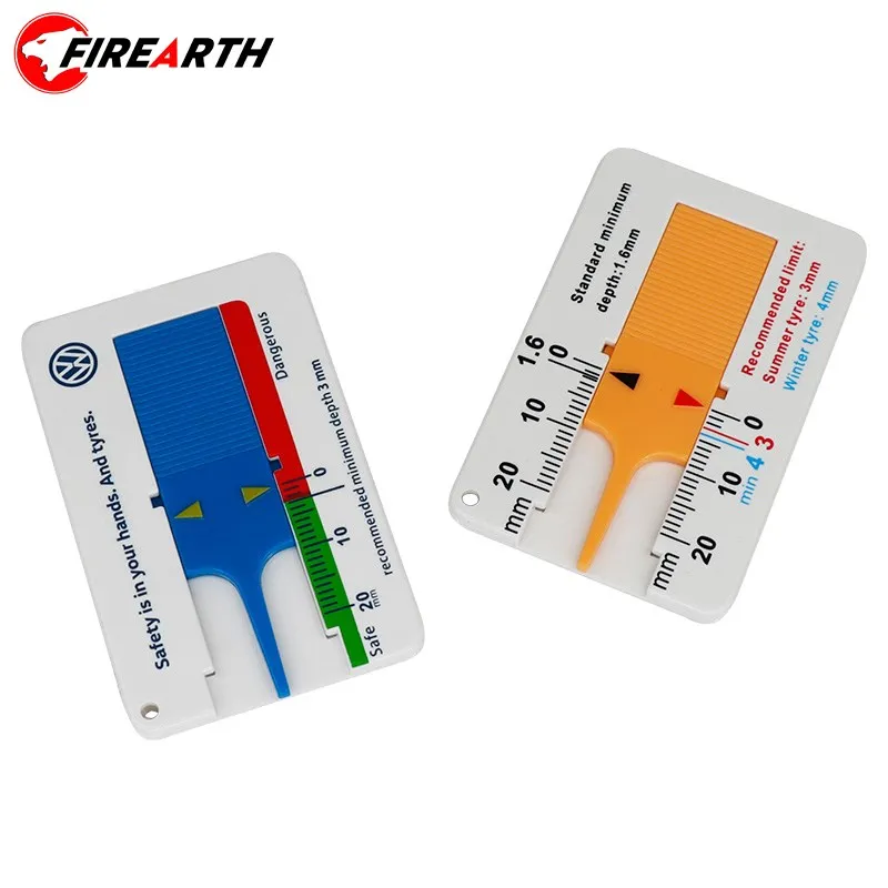 

0-20mm Car Tyre Tread Depth Vernier Caliper Tire Thickness Measuring Meter Tool Auto Tyre Tread Depth Gauges for Measurement