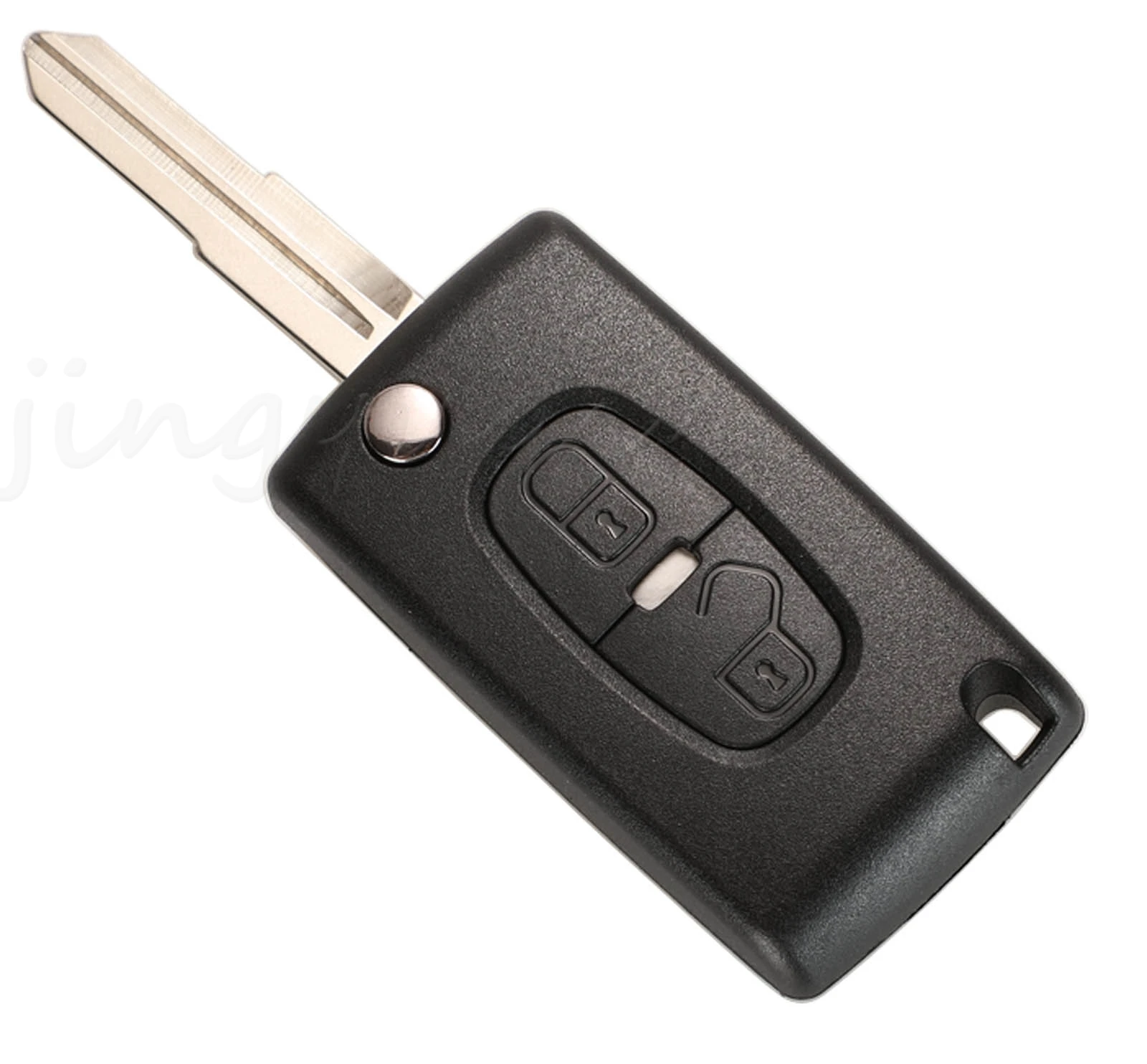For Peugeot 4007 ET 4008 Citroen C-Crosser C4 Aircross 2 Button Flip Remote Key Case key case key case cover car key shell remote control case cover flip key fob shell Shell Fob MIT-11R Blade CE1731 jingyuqin