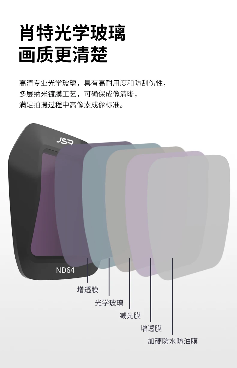 Description Picture 6 of itemFor DJI AIR3S Gimbal Filter CPL/ND/NDPL/UV/Natural Night/Star 8 IN 1 Filter Set Multifunction Filter Drone Accessories