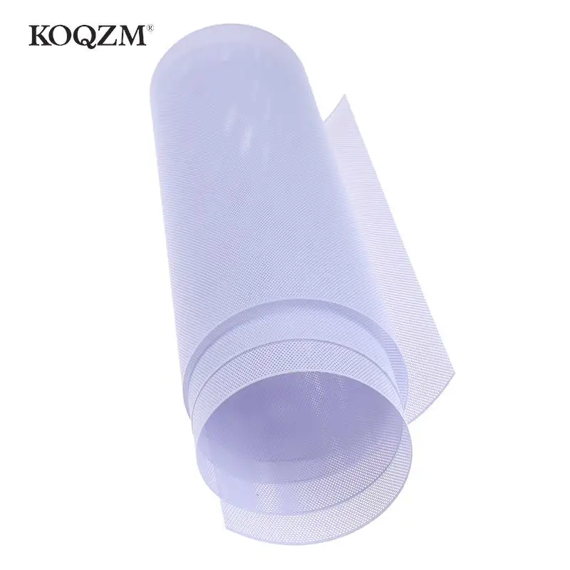 white/black Computer Mesh Case Fan Cooler PVC Dust Filter Case Dustproof Cover Chassis Dust Net Magnetic Strip 30 * 100cm 2