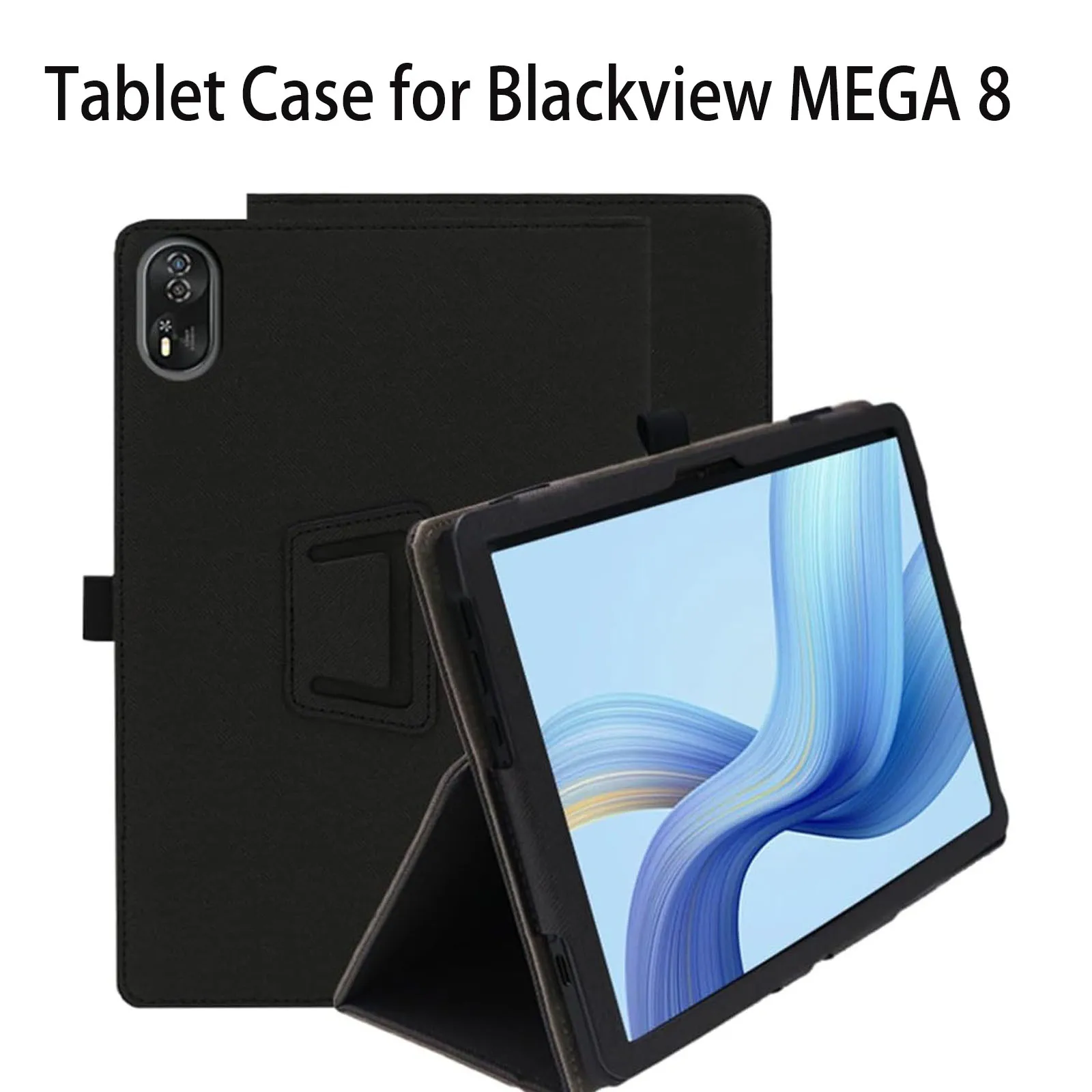 Durable PU Leather Shockproof Tablet Case with Kickstand Function