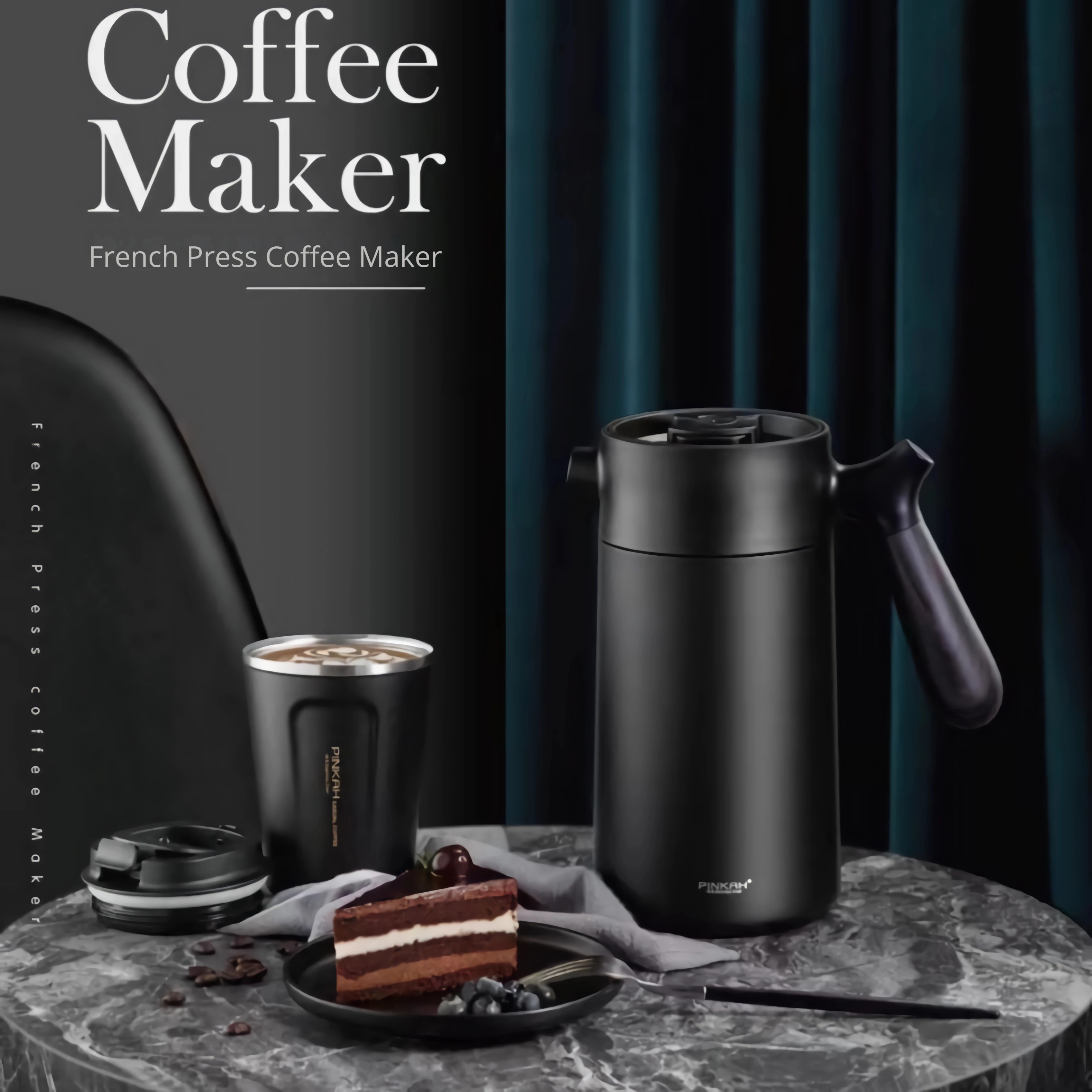 Stainless Steel Coffee Thermos Hand Maker Coffee pot Insulated