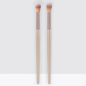 Pennelli per trucco 2 pezzi Pennello professionale per evidenziare l'ombra del naso Cosmetici per il viso Miscelazione Pennello per ombreggiatura Kit di bellezza