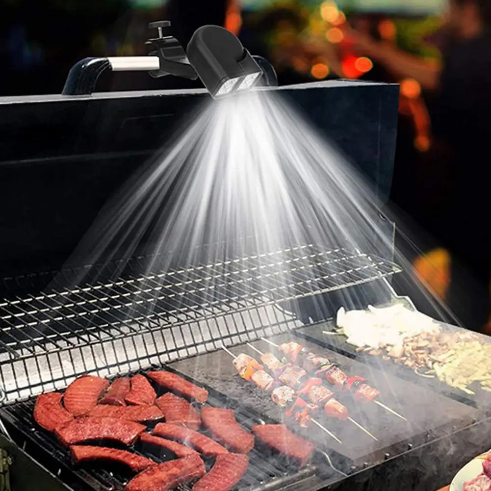 Bbq Grill Light High Lumens Led with Adjustable Angle for Bbq Cycling More Waterproof Heat-resistant Lamp Portable