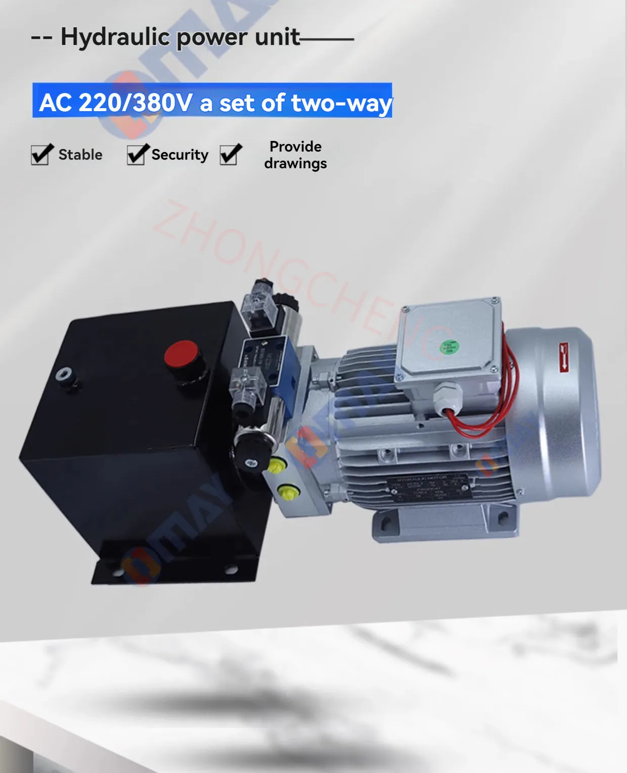 Exchange A Set of Bidirectional Hydraulic Power Units AC380V/220V Hydraulic Stat