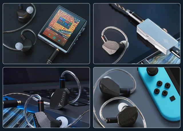 HIDIZS MP143 Salt 14.3mm Large Planar HiFi In-ear Monitors+ HIDIZS MP143 Salt 14.3mm Large Planar HiFi In-ear Monitors+