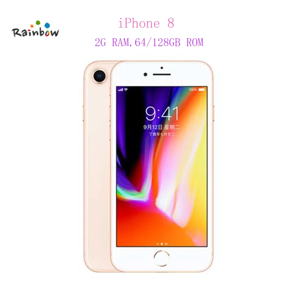 Original Apple iPhone 8 4.7 inch iPhone 8 Plus 5.5 Hexa Core 12MP & 7MP  Camera 1821mAh iOS LTE Fingerprint Touch ID Mobile Phone