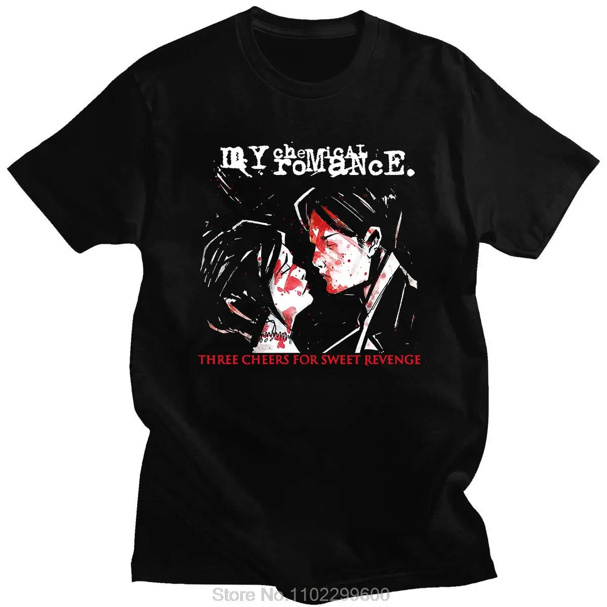 

Hot Sale Trend Tees My Chemical Romance Mcr Dead Emo Printed Funny T-shirts Casual Oversize O-neck High Quality Comfortabled Tee