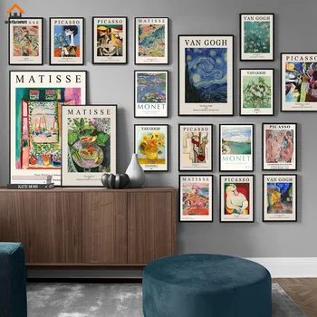 Vintage Abstract Canvas Poster 1