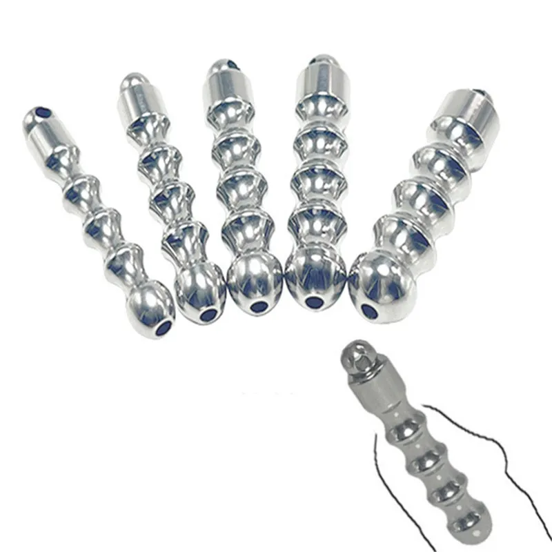 8-12mm Stainless Steel Urethral Sound Catheter Dilator Hollow Horse Eye Urethra Stimulator Adult Sex Toy For Men Gay Penis Plug