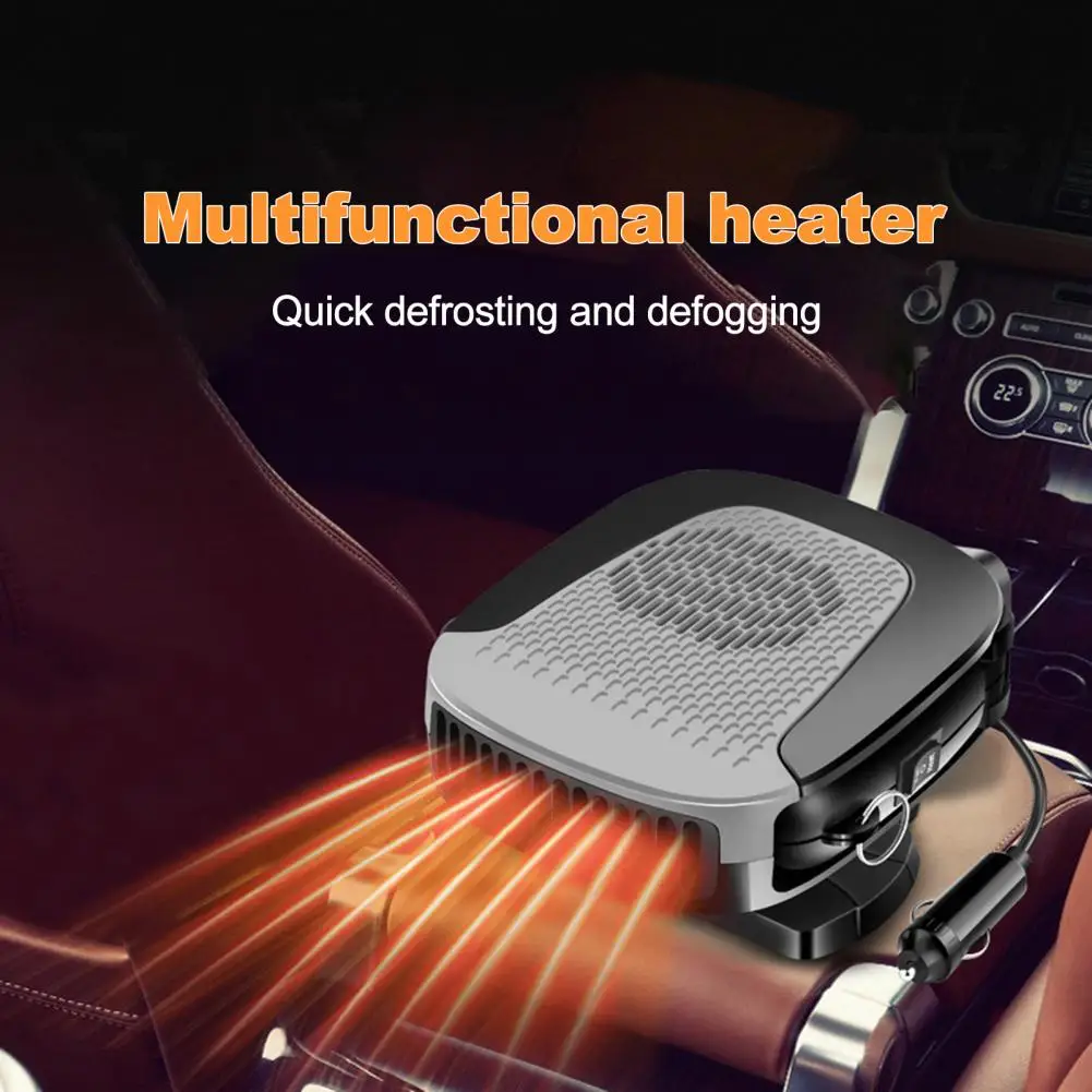 

Car Heater 12V 150W Portable Car Heater Fan 2 IN 1 Cooling Heating Auto Windshield Defroster Car Anti-Fog Heater 360° Rotating