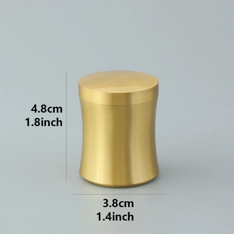 Pure Brass Pet Urn For Ashes Brass Mini Funeral Memorial Urn Sealed Storage For Cats Dogs Small Urna Pet Supplies