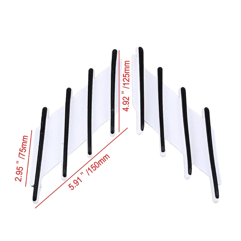 

1 Pair Motorcycles Oil Tank Decals Trim Accessories Universal Fit For Most Motorbike Fuel Tank Rubber Parts Decoration Stickers