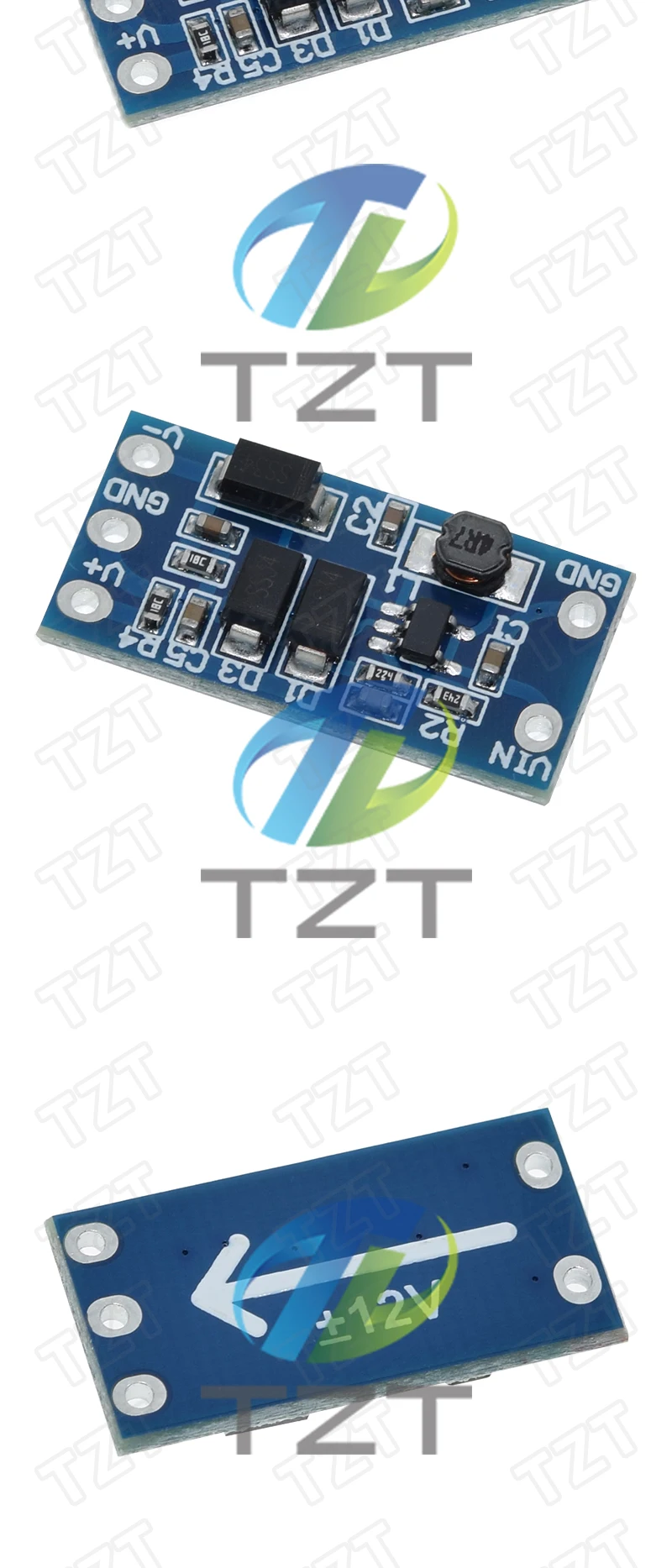 TZT TPS61040 Step-Up-Booster-Leistungsmodul DC 2,8 V ~ 5,5 V bis 12 V 50 mA für 18650 Lithium-Batterie, USV-Spannungswandler-Schutz – Detail 4