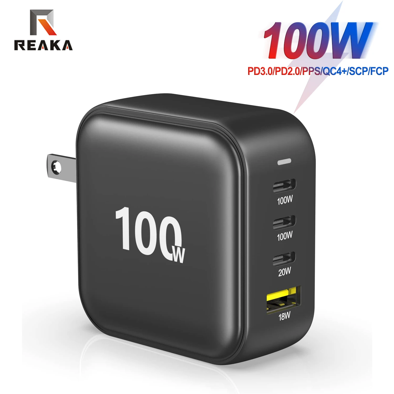 Usb Charger 100w Gan Charger For Macbook Tablet Fast Charging For