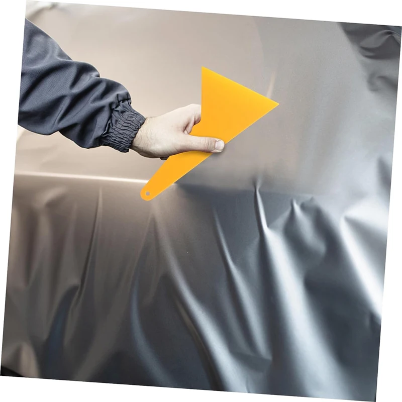 Car Wrapping Tools Triangle Tinting Squeegee Thicker Long Handle Auto Vinyl Wrapping Window Tint Installation Scraper Ice Removal Cleaning Tool car wrapping tools,vinyl squeegee,window tinting squeegee,automotive film tools