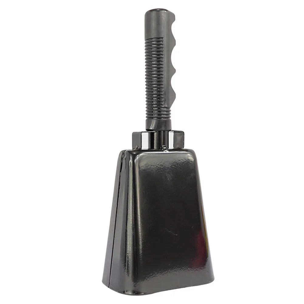 Hand Bell Cow Bell Steel Cowbell With Handle Hand Percussion For Party Sport Events Cheering Bell Hand Call Loudly For Concert