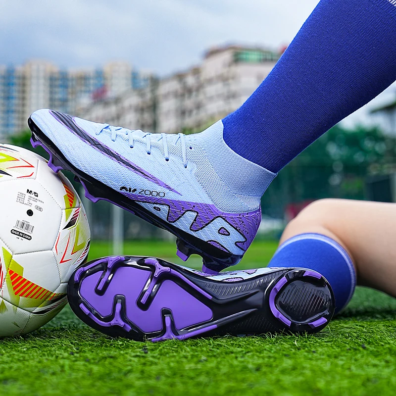 Men Soccer Shoes Long Spikes Outdoor Football Boots Training Adult Kids Sport Footwear Sneakers Non Slip Training Unisex football shoes