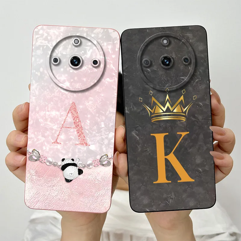 Fashion Crown Letters Shockproof Silicone Phone Case Back Cover