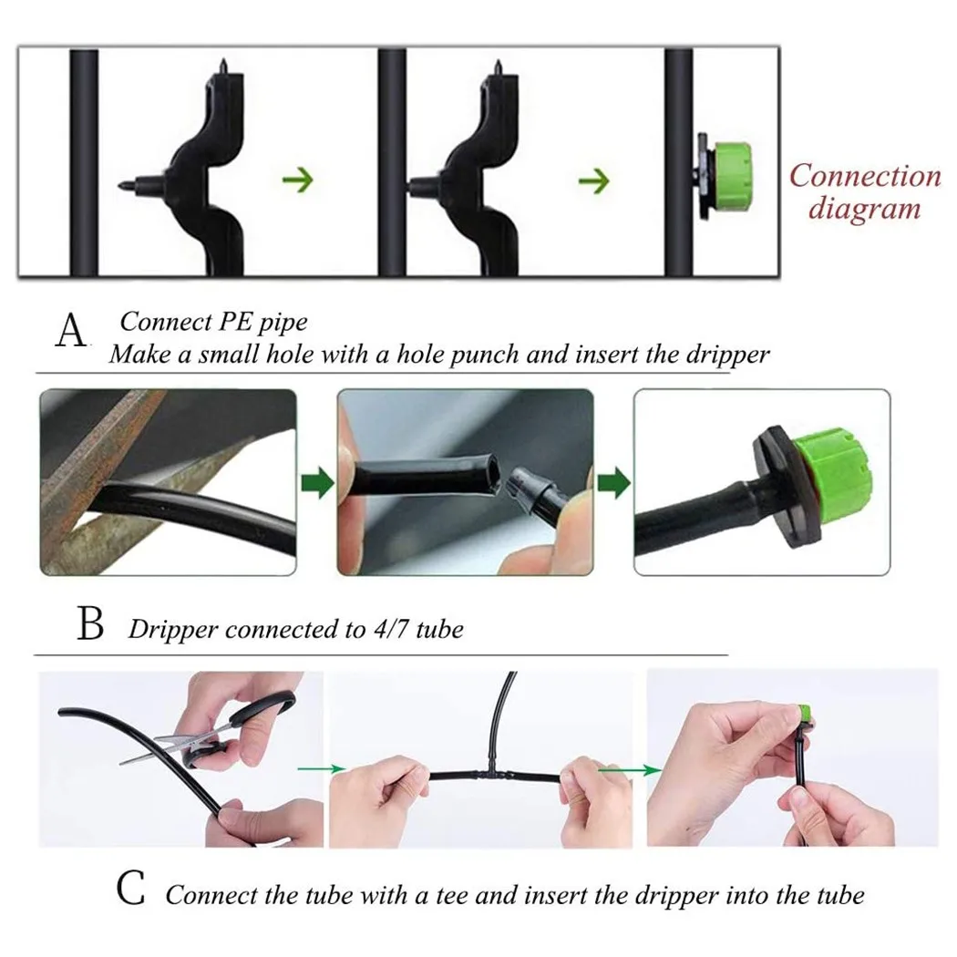

For Agriculture Head Hose Sprinklers Micro Dripper Drip Irrigation Dripper Garden Irrigation Irrigation Drip Lawn