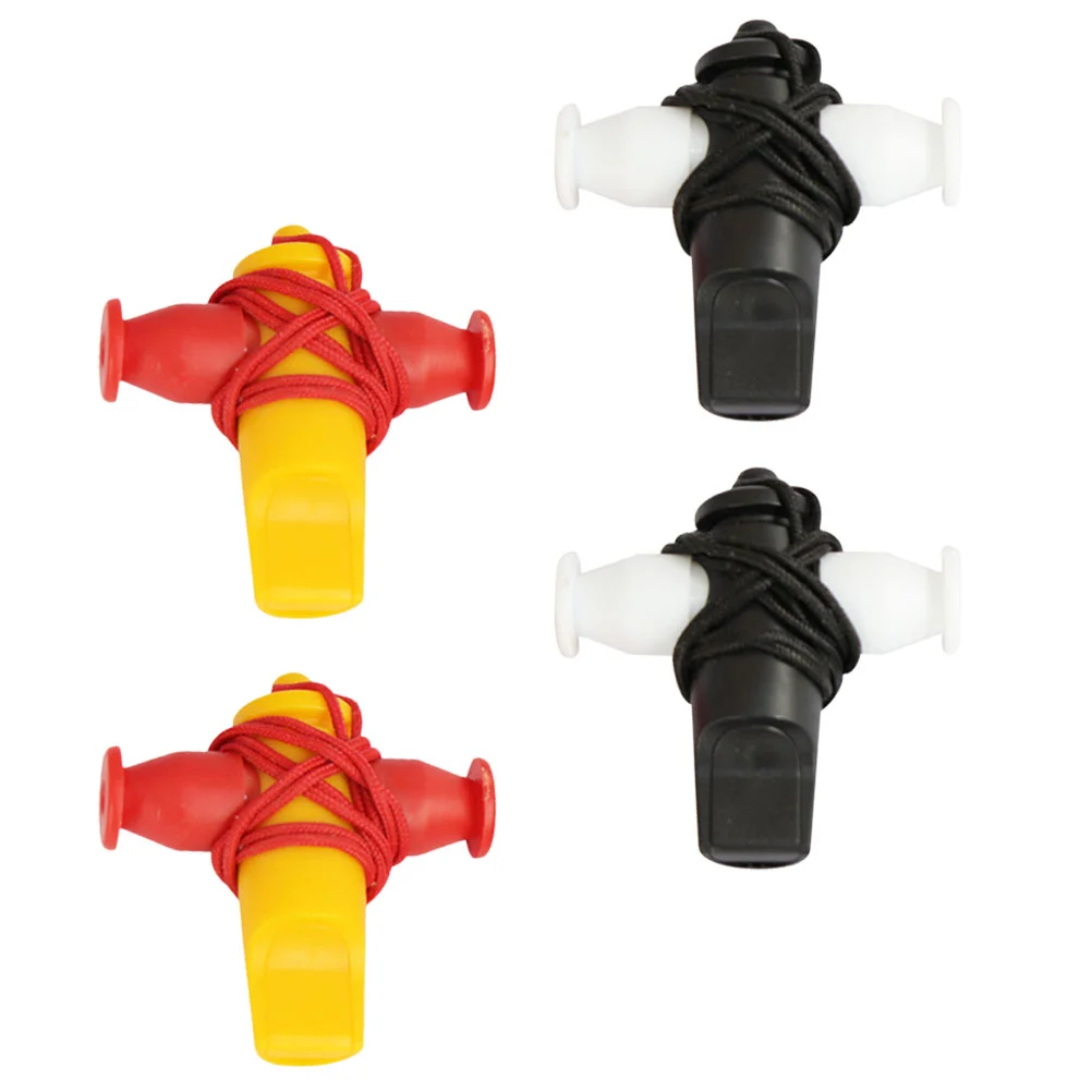 

4pcs Samba Whistles Musical Whistles Funny Samba Whistles for Stage Performance
