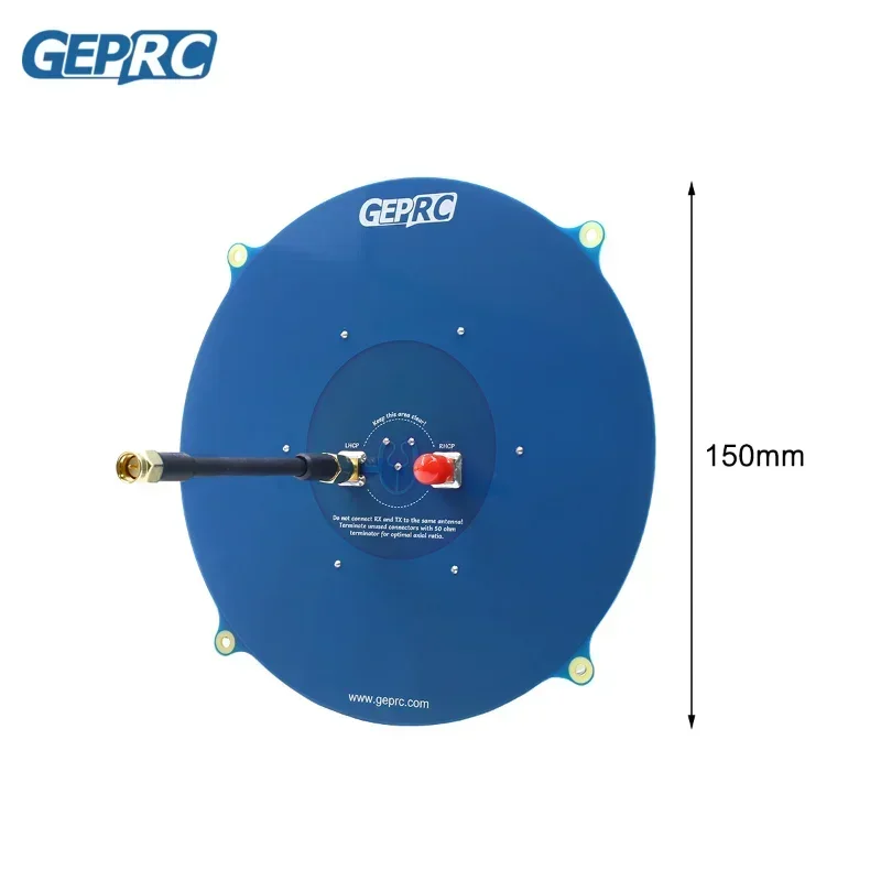 GEPRC Triple Feed Array 5.8G 14DBI Circular Polarized FPV Antenna Compatible RHCP LHCP for RC Drone FPV Long Range VTX Goggle - image 1 of 5