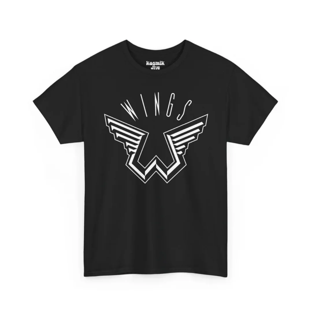 Wings Tour T-Shirt Retro Rock Band Grafik-T-Shirt Sommermode Reine Baumwolle Herren-T-Shirt Kinderkleidung T-Shirt Y2k Frau ﻿