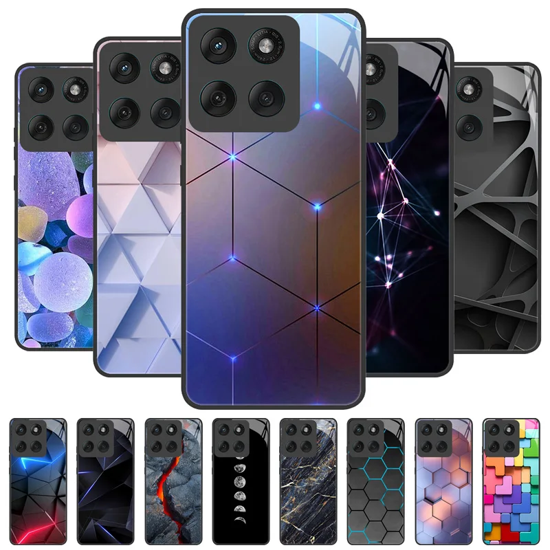 Sleek Tempered Glass & Hard Bumper Protective Case