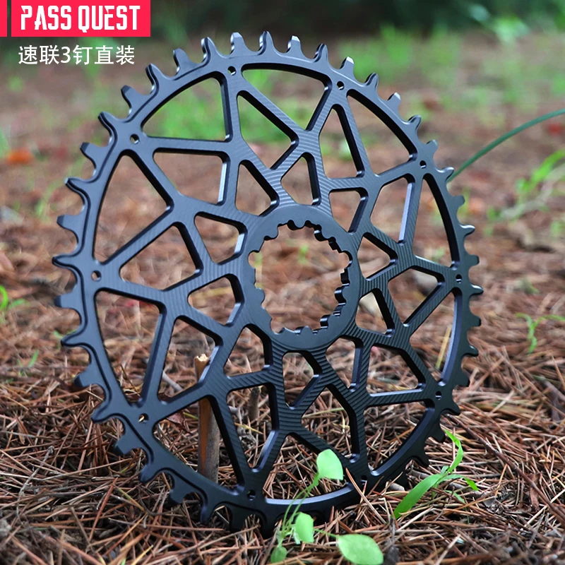 Pass Quest Sram Etap Axs Force Red Road Bike Schmale 3 Nail 38-48T Fahrrad Kettenrad 2Mm Offset Kurbel 7075 Alluminio