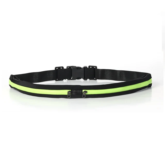 Waterproof Double Pocket Nylon Waist Pack